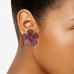 🔖KATE SPADE NY BLOOMING BLING LEATHER STUDS, NWT